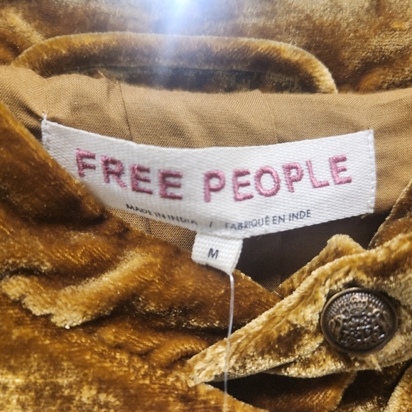 Free People Faye Jacket Warm Tobacco SZ Medium NWT - Picture 8 of 12